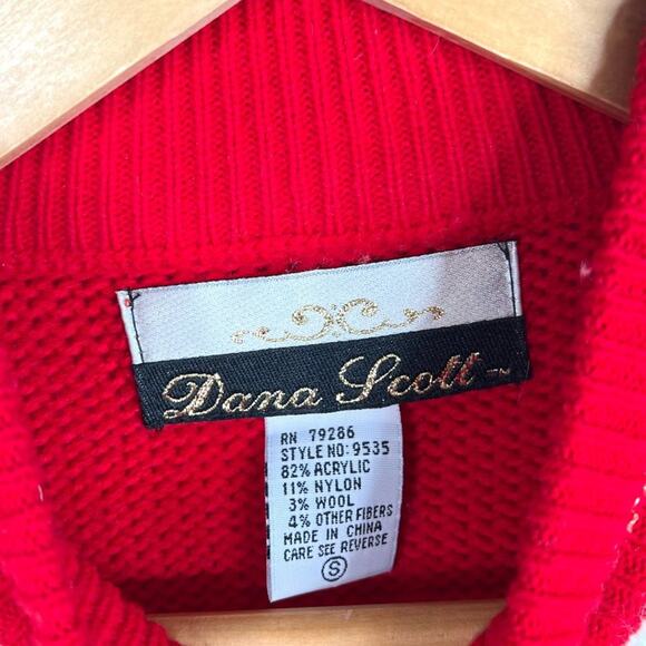 Vintage Dana Scott Wool Blend Sweater XS/S - Picture 8 of 13